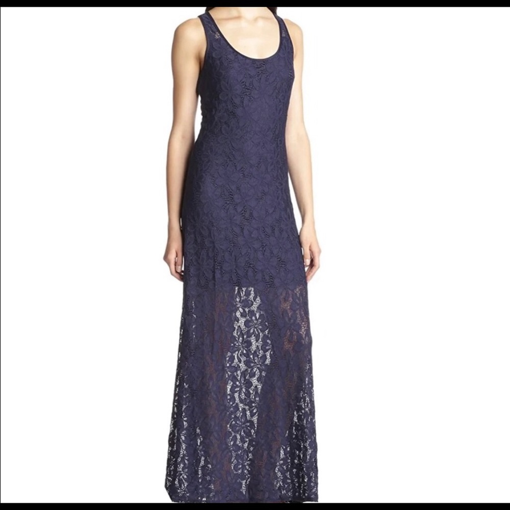 Maxi dress dark blue